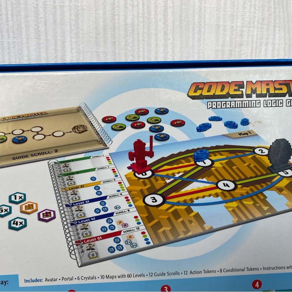 3/$29 - Thinkfun Code Master Programming Logic Game, Minecraft Theme, 8-Adult - Picture 5 of 11